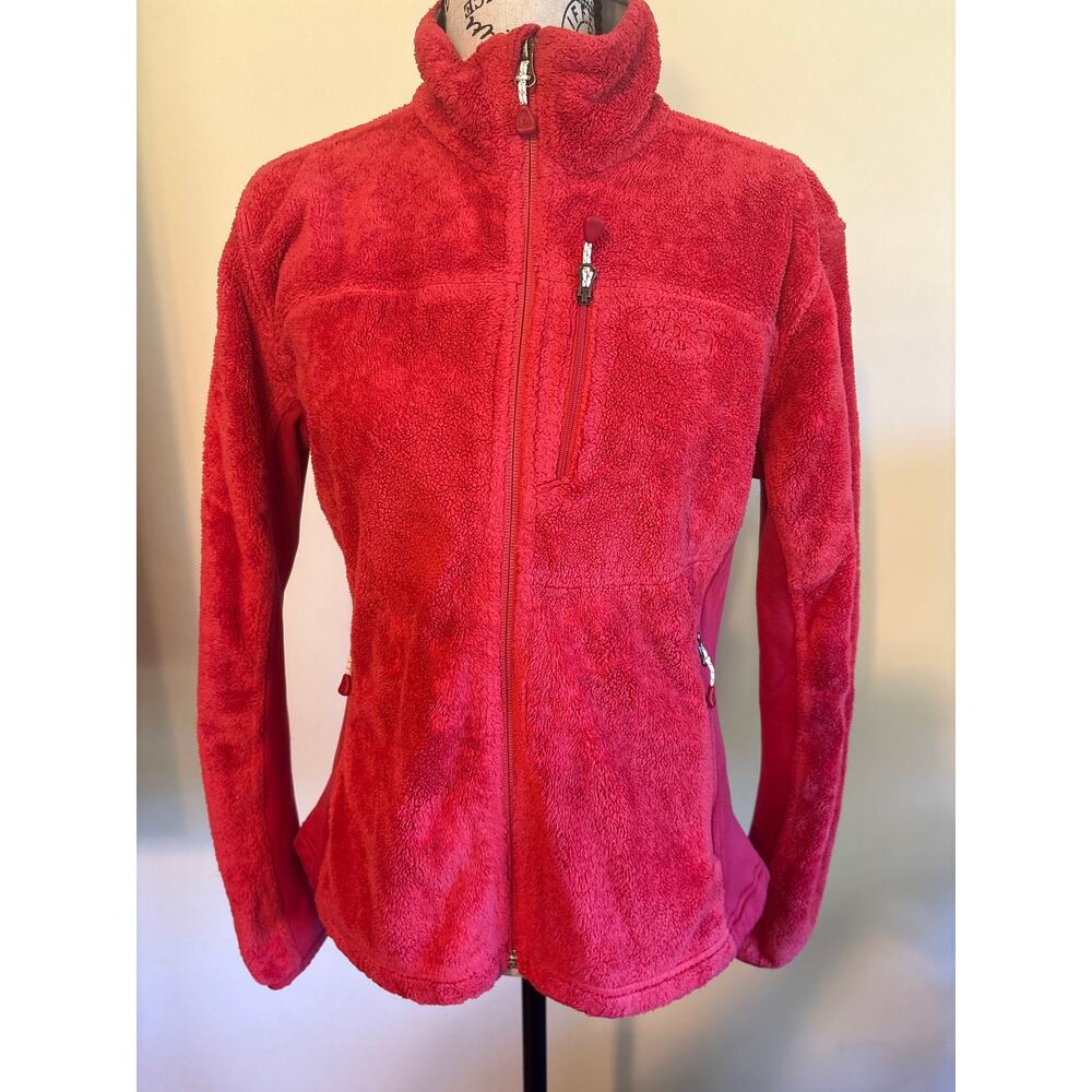 Mountain Hardwear Red Front Zip Fleece Jacket Small